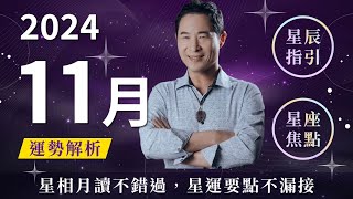 11月星座、塔羅月運勢解析