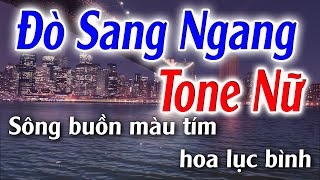 Đò Sang Ngang Karaoke Tone Nữ ( F#m ) Đăng Khôi Karaoke - Beat Phối Mới