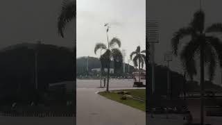 Two helicopters collide mid air in Lumut