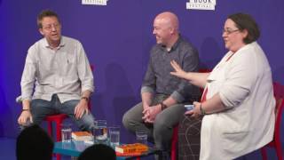 John Boyne & Simon Mayo at the Edinburgh International Book Festival