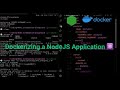 ✨🚀 | Dockerizing a NodeJS application with PostgreSQL DB