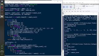 Python - Linear Predictive Coding for Pitch Shifting without Formant Shift