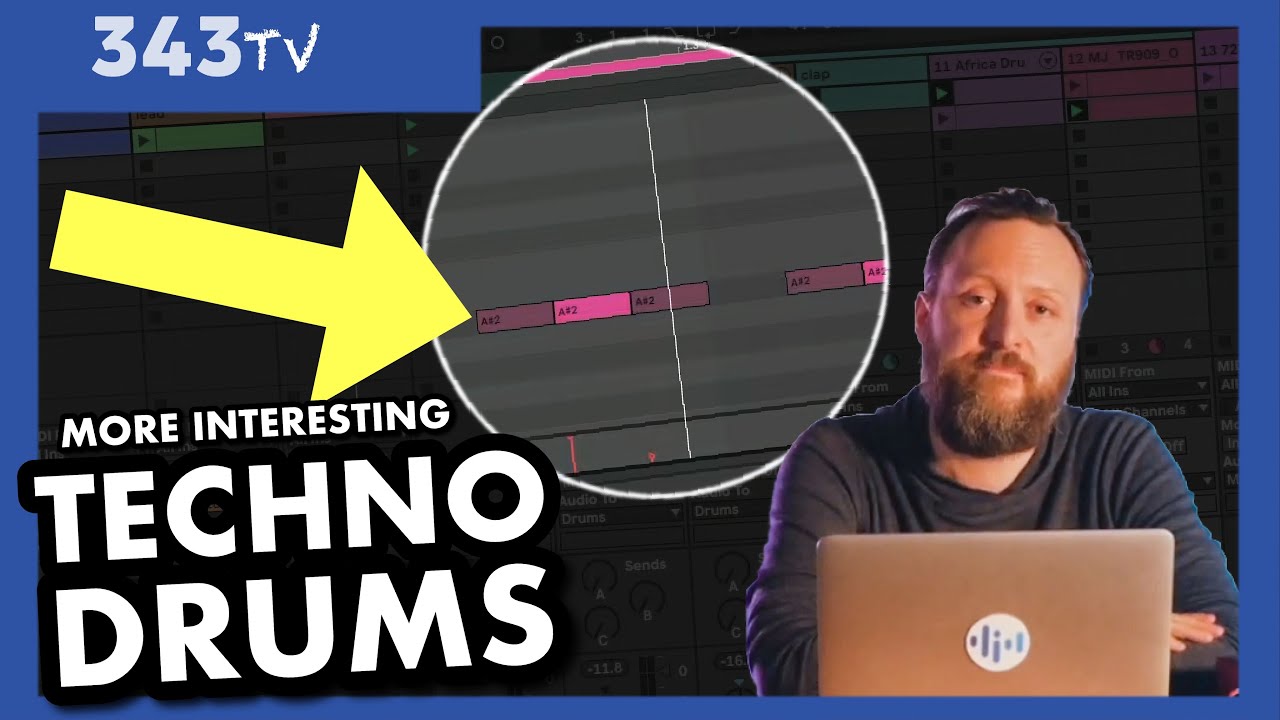 Make Better Techno Drum Patterns In Ableton Live With John Selway - YouTube