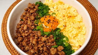 A healthy meal with minced pork