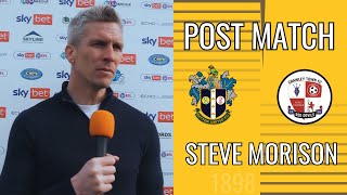 POST MATCH Steve Morison Sutton United 2 Crawley Town 2 EFL2 20/04/2024