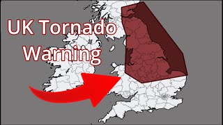 Crazy tornado risk for the UK