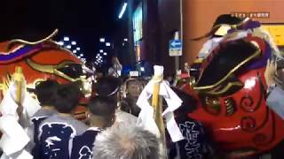 篠ノ井 祇園祭 獅子頭の激突 ノーカット 令和元年(2019)-07-28