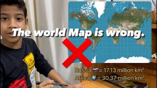 Why the world map is wrong | ലോക ഭൂപടം തെറ്റാണ്🌍❌| Mercator projection Explained.