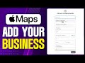 How To Add Your Business To Apple Maps (2026 Updated Tutorial)