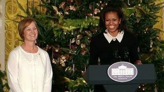 The First Lady Previews the 2011 White House Holiday Decorations