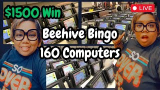 2/25/25 $1500 Win🙌🏽 160 Computer Beehive Bingo