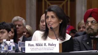 Senator Chris Murphy Questions Gov. Nikki Haley, Nominee for U.N. Ambassador