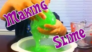 HOW TO MAKE SLIME Easy Kids Science Experiments