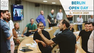 CEU Executive MBA: Berlin Open Day – 4. March, 2021