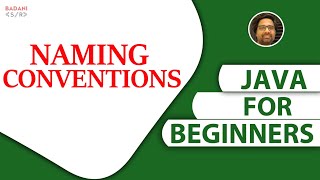 #6 Java Tutorial For Beginners in Hindi | Naming Convention in Java