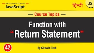 Return Statement in JavaScript | Return Value in function | Tutorial in Hindi/Urdu