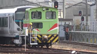 E257系オオNA-09編成（旧E257系モトM112編成）クハE256-2012_クハE257-2012構内移動　長野総合車両センター