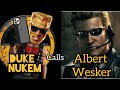 Duke Nukem calls Albert Wesker