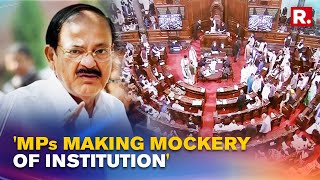 RS Chairman Venkaiah Naidu Slams Oppn's Unruly Behaviour In Parliament, Says 'Need to apologise'