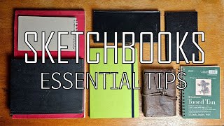 How to start a Sketchbook! Tips \u0026 Tour!