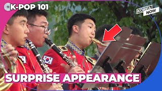 RM plays saxophone for 20 minutes during at tomato festival