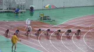 第68回名古屋市立高等学校体育大会　女子100m　予選第1組　2016/7/26