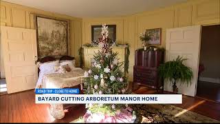 Take a tour of the Manor House at the Bayard Cutting Arboretum decorated for the holidays