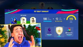 I GOT A 193 FUT DRAFT!!! FIFA 19 *WORLD RECORD*