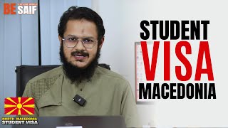 STUDY IN MACEDONIA || নর্থ মেসিডোনিয়া স্টুডেন্ট ভিসা || NORTH MACEDONIA STUDENT VISA || BE SAIF