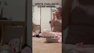 Sprite Challenge Gone Wrong Tw Throwing Up