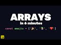 Learn JavaScript Arrays in 6 Minutes