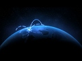 global network background animation