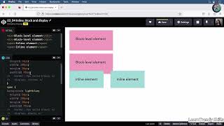 CSS Inline vs Block Elements | Understanding Display Property