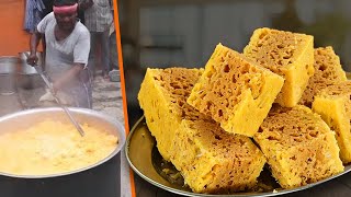 How to make Mysore Pak Recipe - చాల సింపిల్ గా ఇంట్లోనే మైసూర్ పాక్ తయారీ - Mysore Pak in Telugu