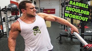 Intense 5 Minute Barbell Shoulder Workout