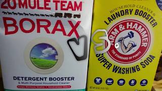 Comparison of Borax and Soda