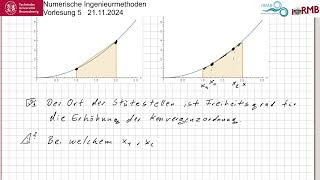 Numerische Ingenieurmethoden 5: Gauss Quadratur