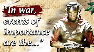 The Most Inspirational Roman Quotes For Strategy In Battle & Conquest