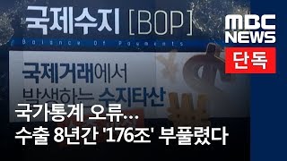 [단독] 국가통계 오류…수출 8년간 '176조' 부풀렸다 (2018.05.30/뉴스데스크/MBC)