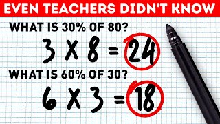 10 Math Tricks School Didn't Teach You But Should Have