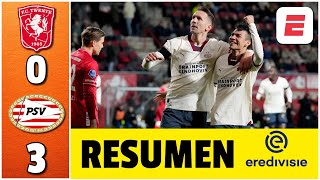 PSV y Chucky Lozano siguen con racha invicta, golean al Twente y se despegan en la cima | Eredivisie