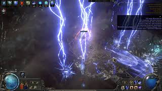 Path of Exile 2 Tempest Flurry Invoker T4 Simulacrum wave 14-15