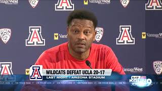 Arizona holds on to beat UCLA 20-17 behind Gunnell