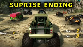 Dude, you pushed too hard... Monster Truck Race - MotorStorm: Pacific Rift