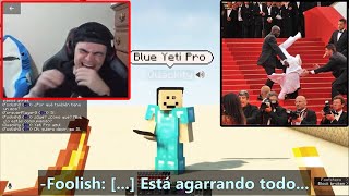 Quackity se cae de múltiples escaleras y Foolish se parte de la risa 🤣🦈 (QSMP) | Subtitulado🌎