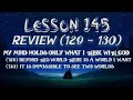 lesson 145 daily guided meditations a course in miracles workbook for students