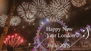 〖Mina in UK〗The London new year eve fireworks 2018