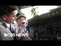 Pilot gets emotional introducing Make-A-Wish recipient – his niece.