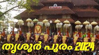 മനോഹരമായ പൂരകാഴ്ചകൾ / Thrissur Pooram 2024/ തൃശൂർ പൂരം 2024