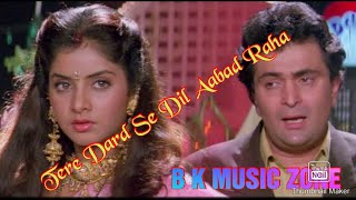 Tere Dard Se Dil Aabad Raha | Deewana Movie | Shahrukh Khan | Rishi Kapoor | Divya Bharti